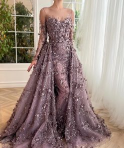 Teuta matoshi-Lila Grandeur Gown