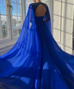 Teuta matoshi-Sapphire Wave Gown 2