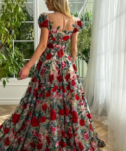 Teuta matoshi-Rose Romance Mesh Gown 2