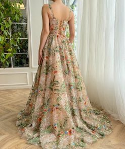 Teuta matoshi-Whispering Forest Corset Gown