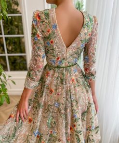 Teuta matoshi-Whispering Forest Gown