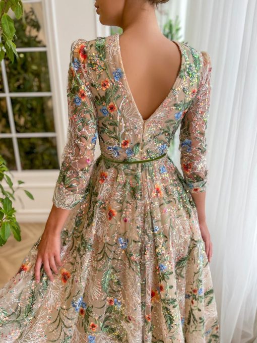 Teuta matoshi-Whispering Forest Gown