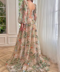 Teuta matoshi-Whispering Forest Train Gown 2