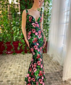 Teuta matoshi-Garden Elegance Mermaid Dress