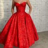 Teuta matoshi-Crimson Ball Gown