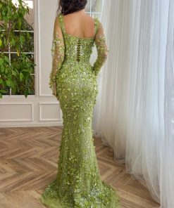 Teuta matoshi-Verdant Winter Mermaid Dress 2