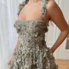 Teuta matoshi-Silver Blossom Gala Gown 4