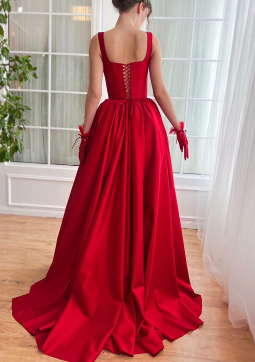Teuta matoshi-Renaissance Taffeta Gown - Image 2