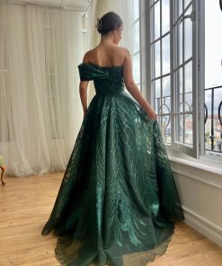 Teuta matoshi-Deep Green Gown 2
