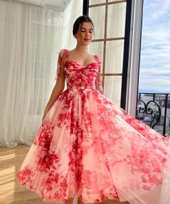 Teuta matoshi-Amaranth Sky Midi Dress 2
