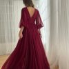 Teuta matoshi-Dark Symphony Ember Gown 4