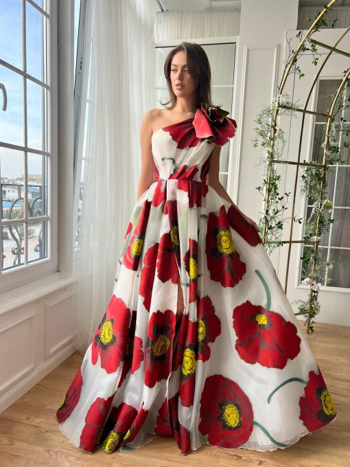 Teuta matoshi-Poppy Dream Gown - Image 2