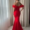 Teuta matoshi-Fiery Rose Mermaid Dress