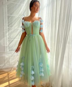 Teuta matoshi-Eucalyptus Glow Midi Dress