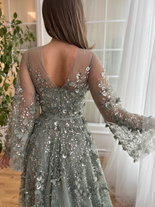 Teuta matoshi-Ash Blooms Serenade Gown