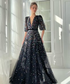 Teuta matoshi-Stardust Mosaic Gown 2