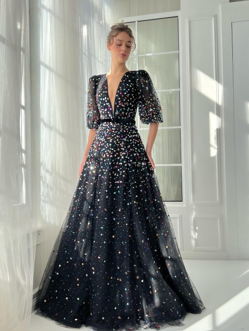 Teuta matoshi-Stardust Mosaic Gown - Image 2