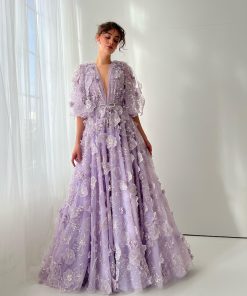 Teuta matoshi-Periwinkle Magnolia Allure Gown 2