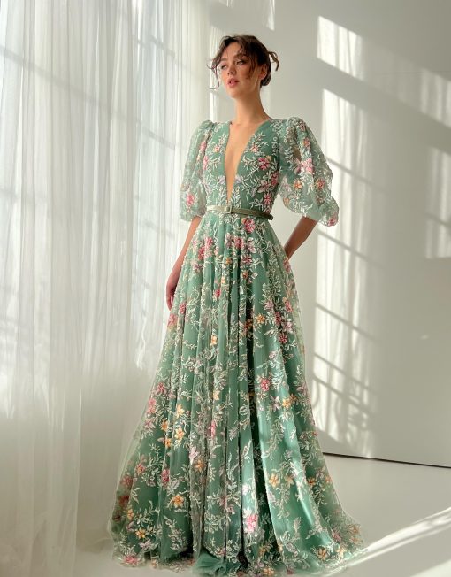 Teuta matoshi-Pine Meadow Gown - Image 2