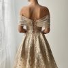 Teuta matoshi-Ruby Ruffle Gown 3