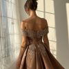 Teuta matoshi-Caramel Haze Gown