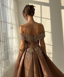 Teuta matoshi-Caramel Haze Gown