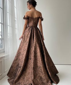 Teuta matoshi-Foliage Chestnut Gown