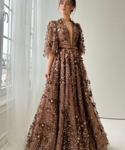 Teuta matoshi-Mocha Petal Dream Gown 2