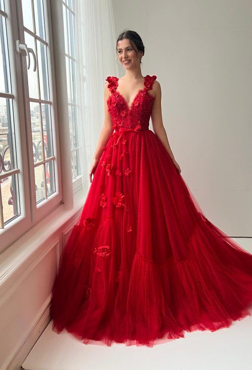 Teuta matoshi-Poppy Trail Gown - Image 2