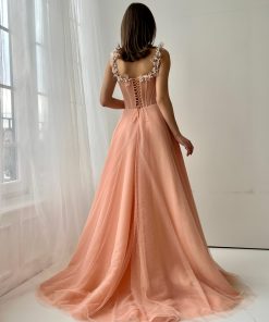 Teuta matoshi-Apricot Princess Gown 2