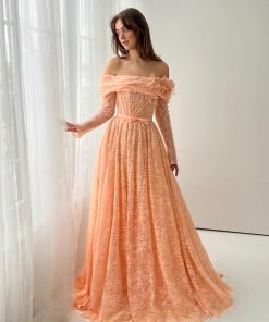 Teuta matoshi-Snowy Sunset Gown 2