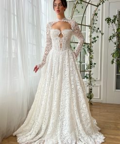 Teuta matoshi-Liliette Lace Gown 2
