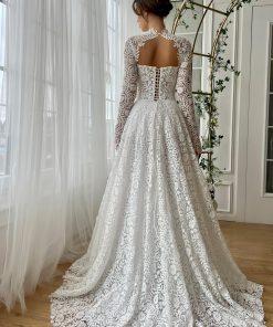 Teuta matoshi-Liliette Lace Gown