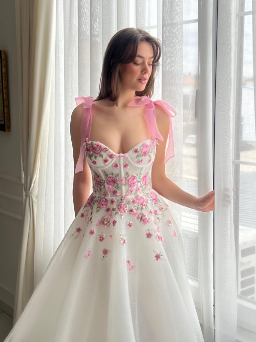 Teuta matoshi-Milky Rose Gown - Image 2