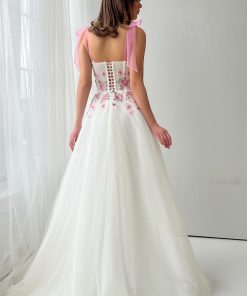Teuta matoshi-Milky Rose Gown