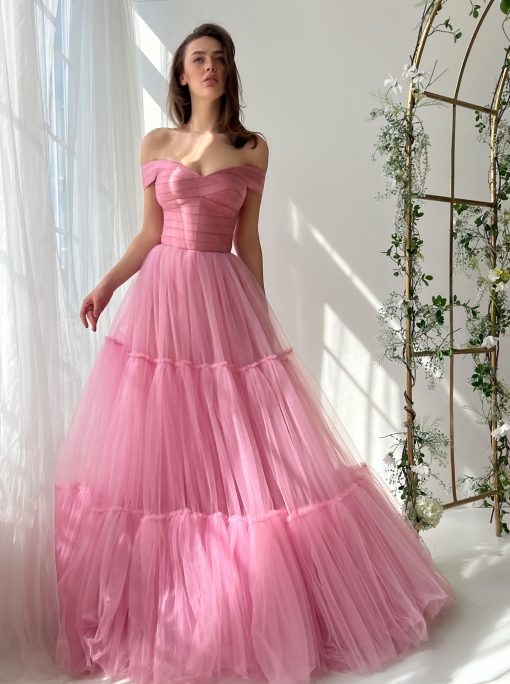 Teuta matoshi-Tulle Upon a Memory Gown - Image 2