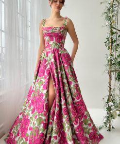 Teuta matoshi-Spring Jacquard Gown 2