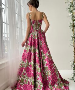 Teuta matoshi-Spring Jacquard Gown