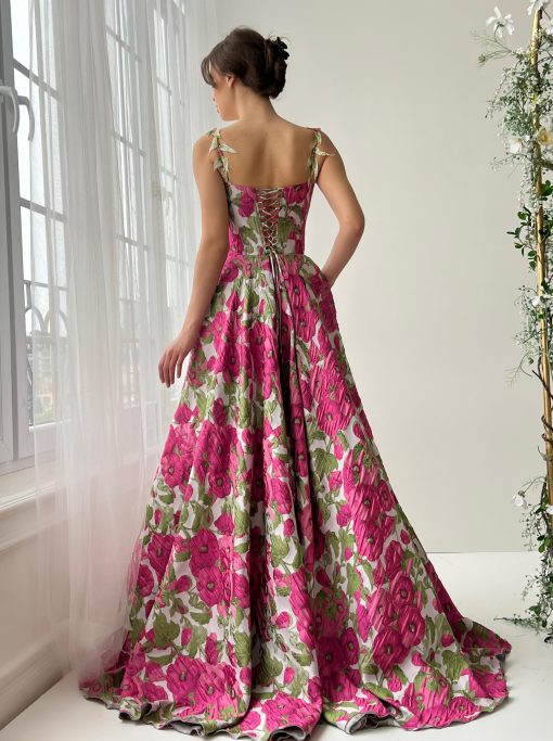 Teuta matoshi-Spring Jacquard Gown
