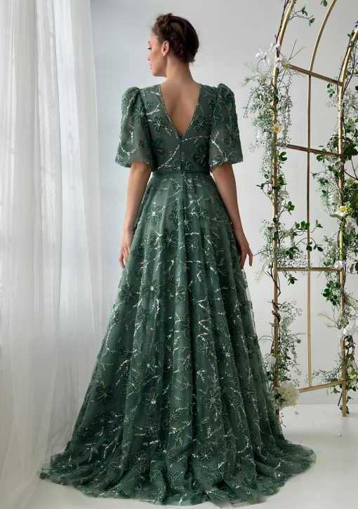 Teuta matoshi-Verdure Nymia Gown