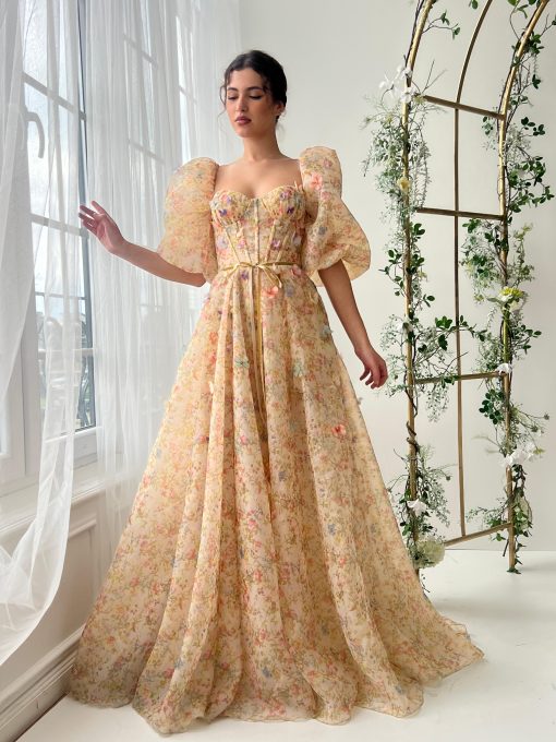 Teuta matoshi-Butterfly Balloon Gown - Image 2