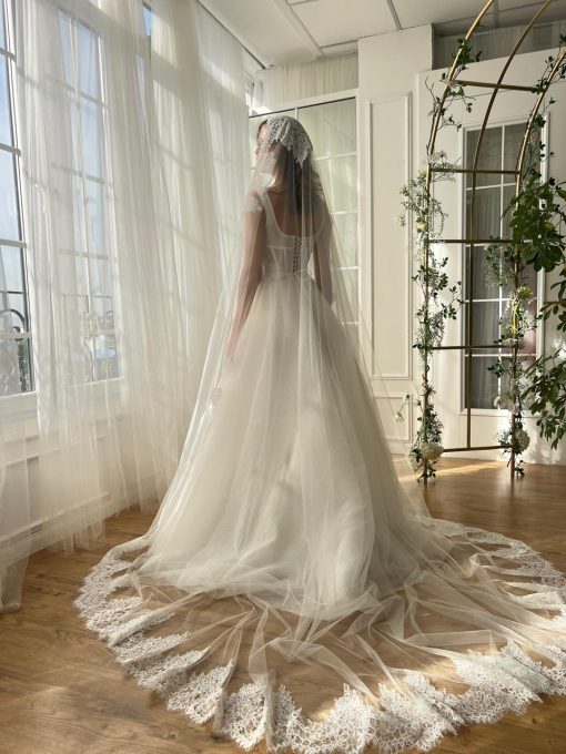 Teuta matoshi-White Bells of Reverie Gown - Image 2