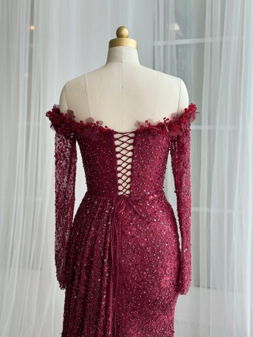 Teuta matoshi-Rosewood Mosaic Mermaid Dress