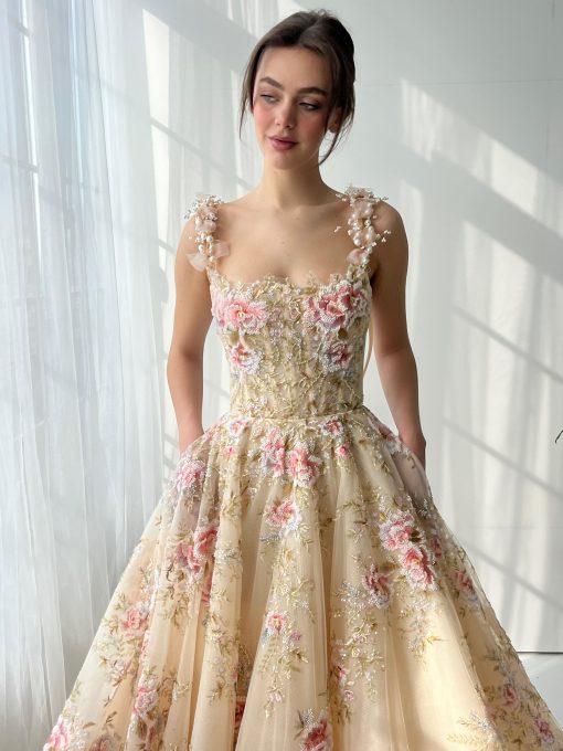 Teuta matoshi-Honey Rose Gown