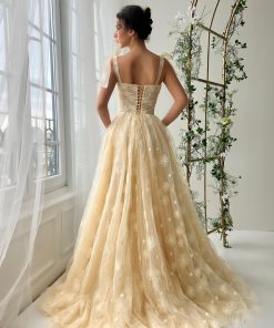 Teuta matoshi-Buttermilk Breeze Gown