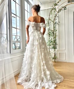 Teuta matoshi-Opaline Wing Gown