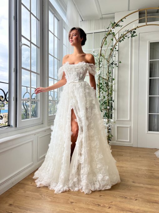 Teuta matoshi-Opaline Wing Gown - Image 2