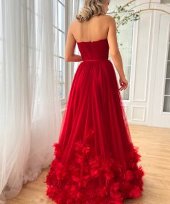 Teuta matoshi-Fiery Rose Gown 2