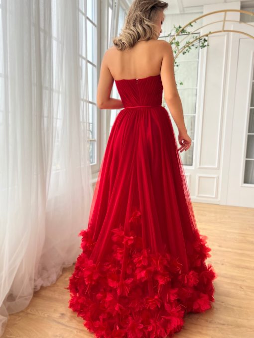 Teuta matoshi-Fiery Rose Gown - Image 2