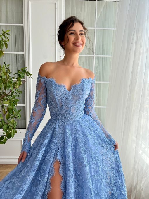 Teuta matoshi-Serene Sapphire Gown - Image 2